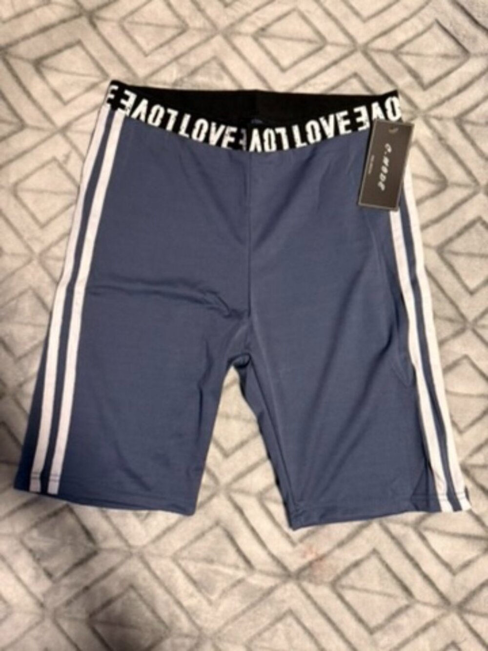 NWT MOA Navy Biker Shorts | S/M & L/XL | Buttery Soft Stretch